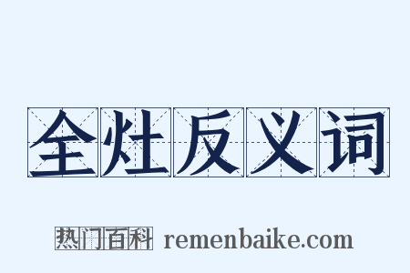 全灶反义词是什么意思的图片
